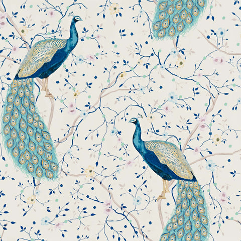 Peacock Wallpaper flower garden
